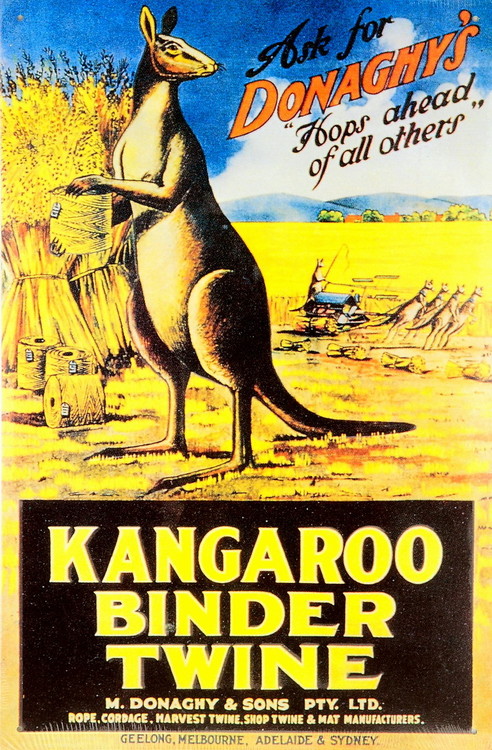 Metallikyltti KANGAROO BINDER