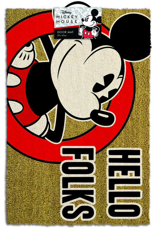 Tapete de entrada Mickey Mouse - Hello Folks