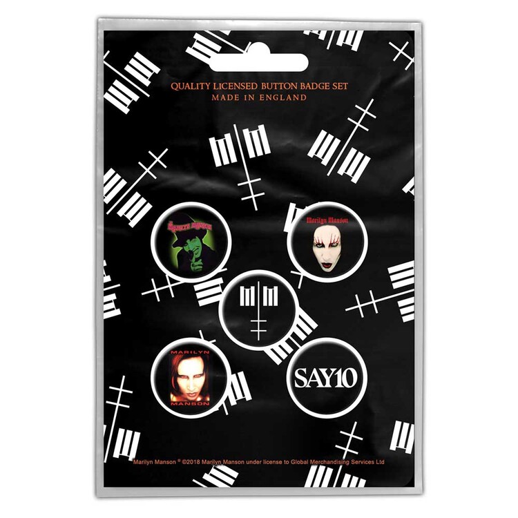 Merkkisetti Marilyn Manson - Cross Logo