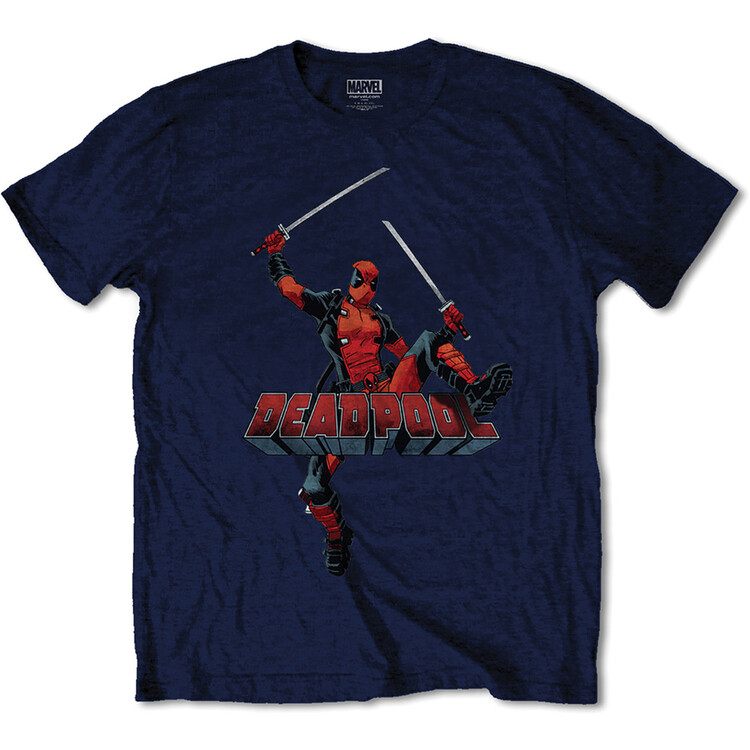 Majica Marvel - Deadpool Logo Jump