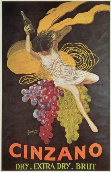Плакат Poster advertising 'Cinzano', 1920