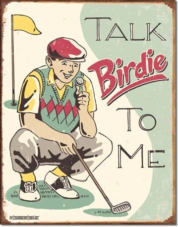 Μεταλλική πινακίδα SCHOENBERG - talk birdie to me