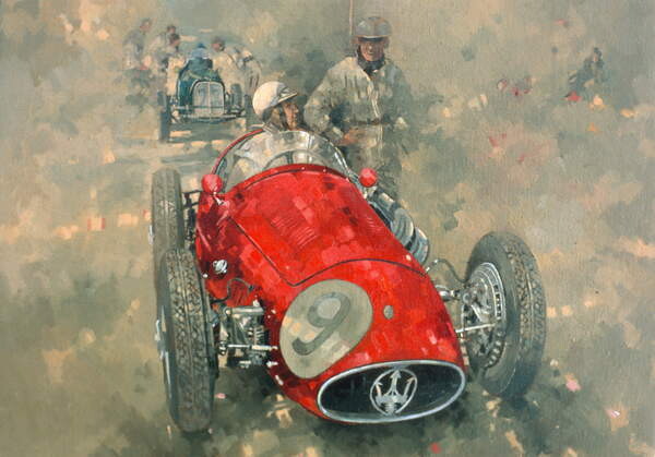 Плакат Goodwood 54 Roy Salvadori