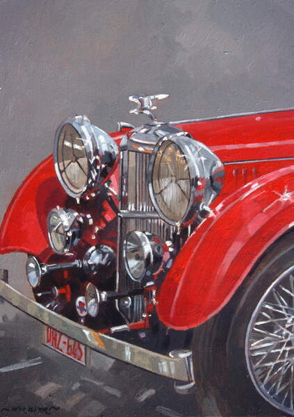 Плакат Red Sp.25 Alvis