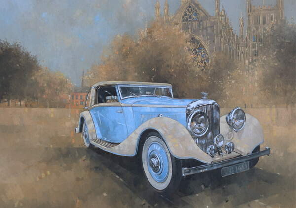 Плакат Bentley by Kellner, 1936