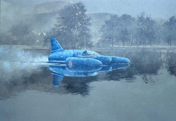 Плакат Donald Campbell and Bluebird