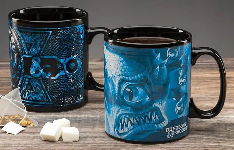 Heat mug Dungeons and Dragons