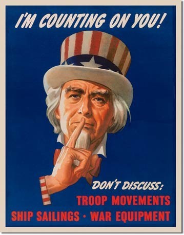 Metallikyltti UNCLE SAM - don't discuss
