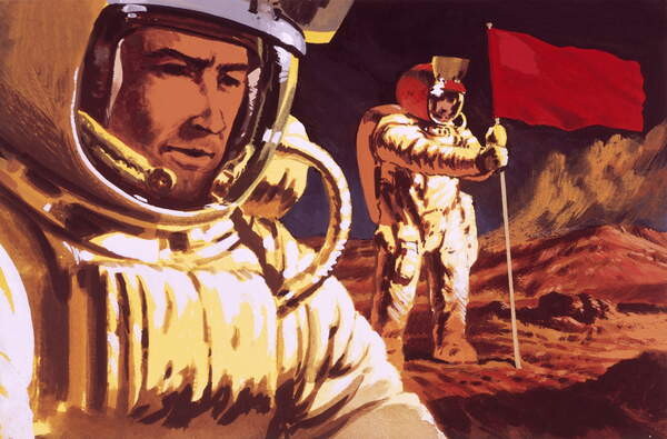 Плакат Unidentified cosmonauts