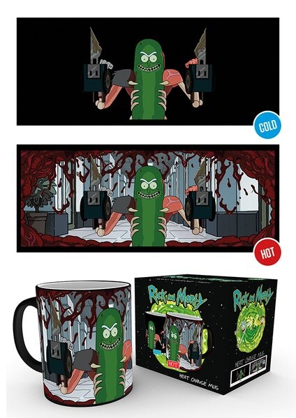 Heat mug Rick & Morty - Pickle Rick