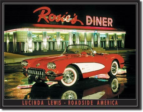 Μεταλλική πινακίδα LEWIS - rosie's diner