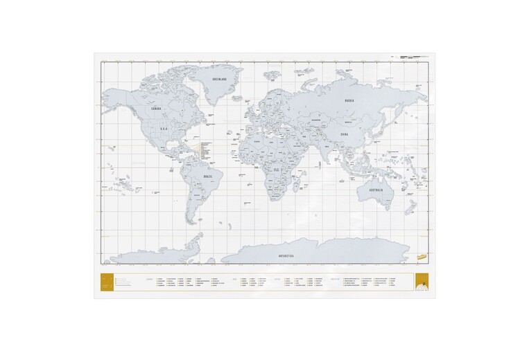 Scratch Map Clear Edition
