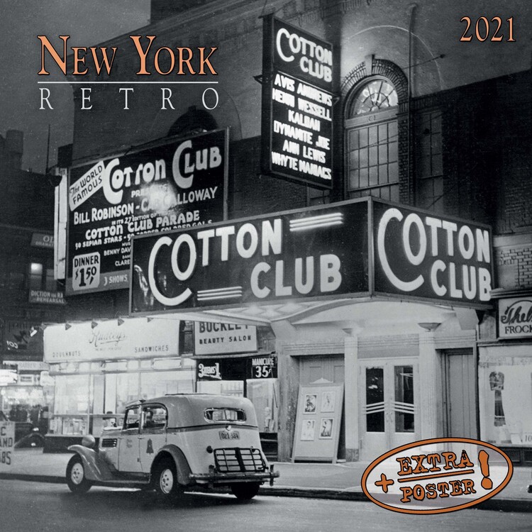 Calendar 2027 New York Retro