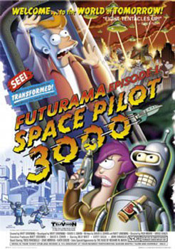 Poster FUTURAMA - space pilot 3000