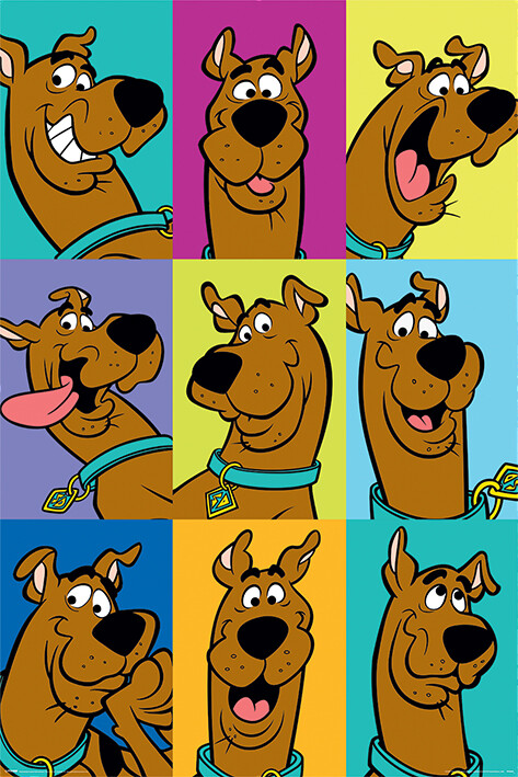 Плакат Scooby Doo - The Many Faces of Scooby Doo