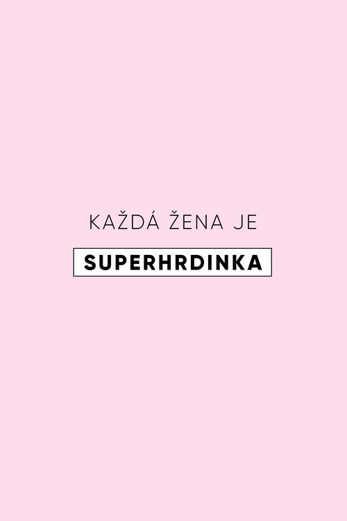 Принти на полотні Superhrdinka