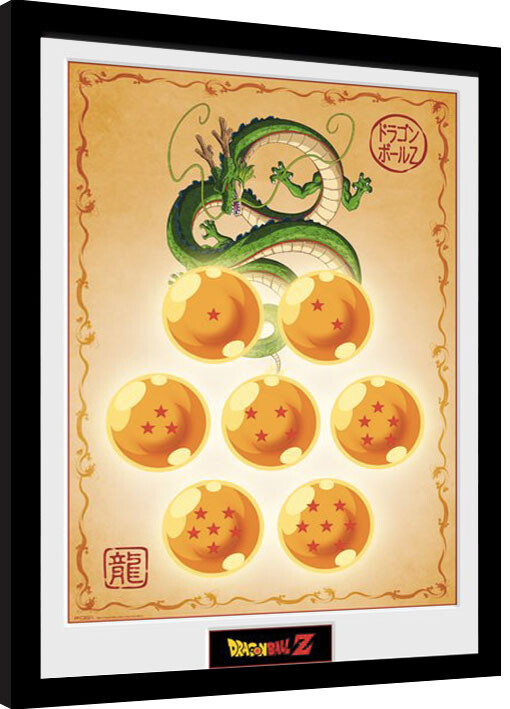 Рамкиран плакат Dragon Ball Z - Dragon Balls