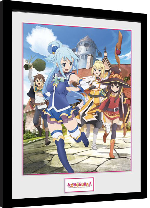 Framed Poster Konosuba - Key Art