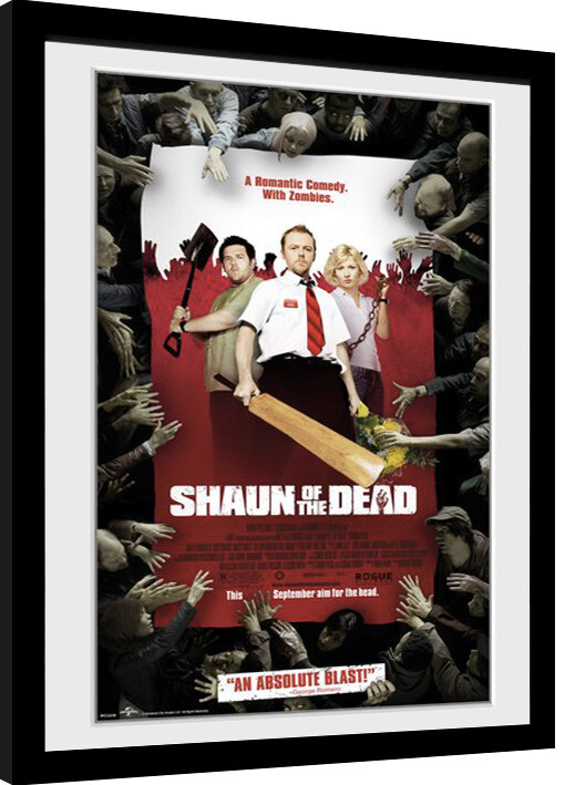 Κορνιζαρισμένη αφίσα Shaun Of The Dead - Key Art