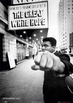 Плакат Muhammad Ali - great white