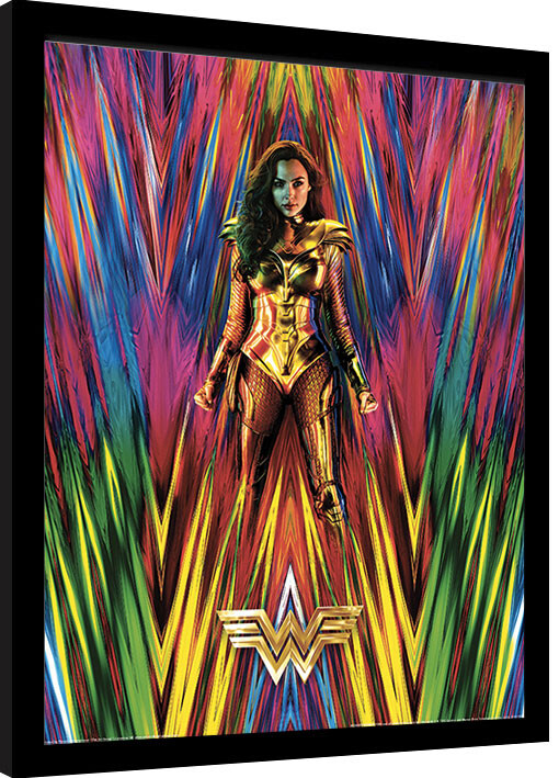 Κορνιζαρισμένη αφίσα Wonder Woman 1984 - Neon Static
