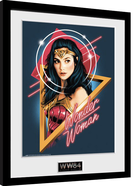 Κορνιζαρισμένη αφίσα Wonder Woman 1984 - Retro