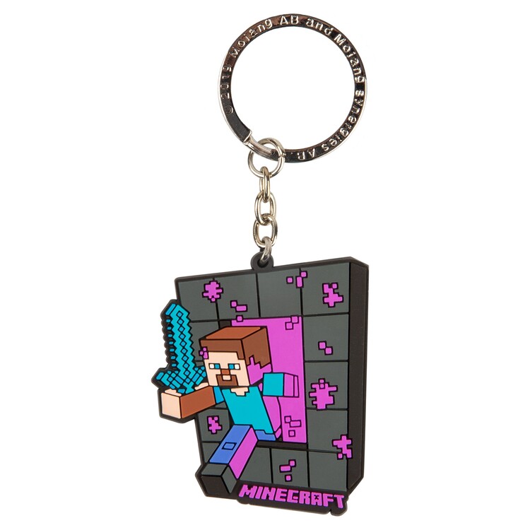 Keychain Minecraft - Craftable Portal Steve