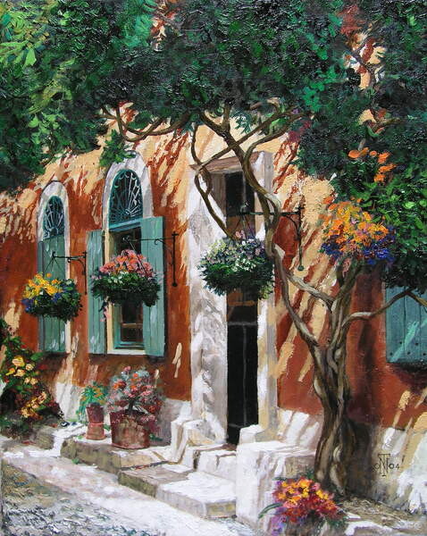 Плакат Doors and windows, Pietrasanta, Tuscany, 2000