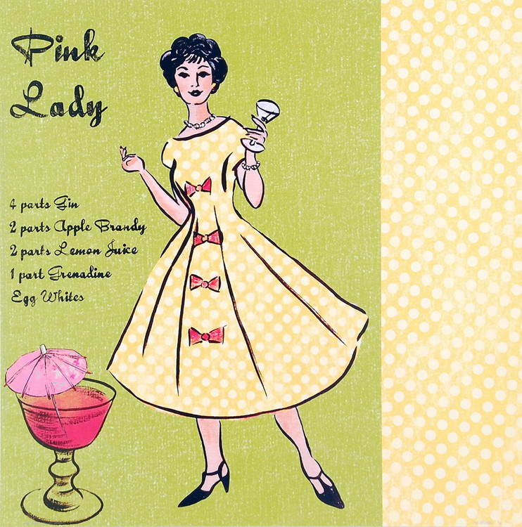 Art Print Pink Lady
