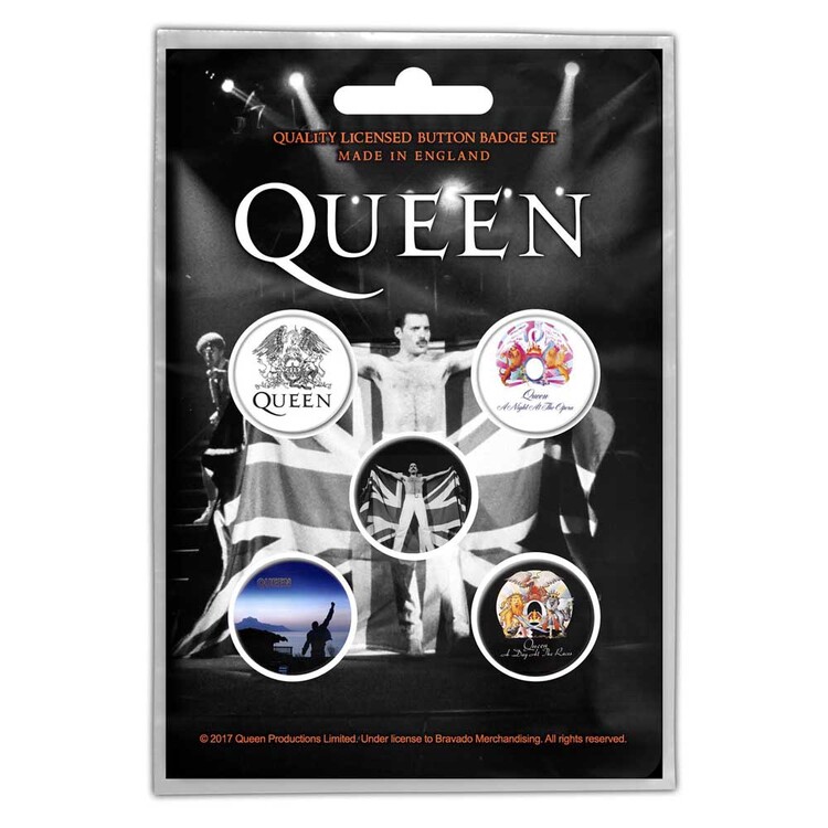 Badge set Queen - Freddie