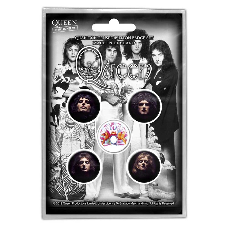 Badge set Queen - Faces