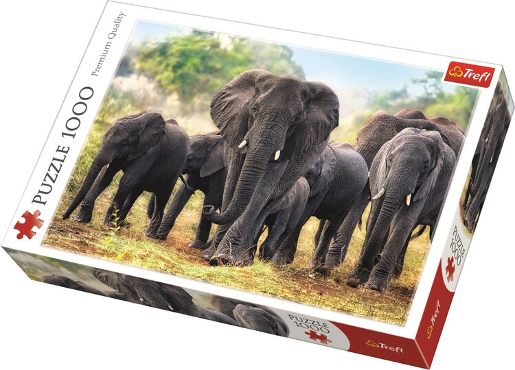 Puzzle African Elephants