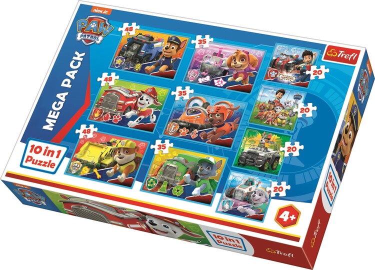 Πъзели Paw Patrol - Team 10in1