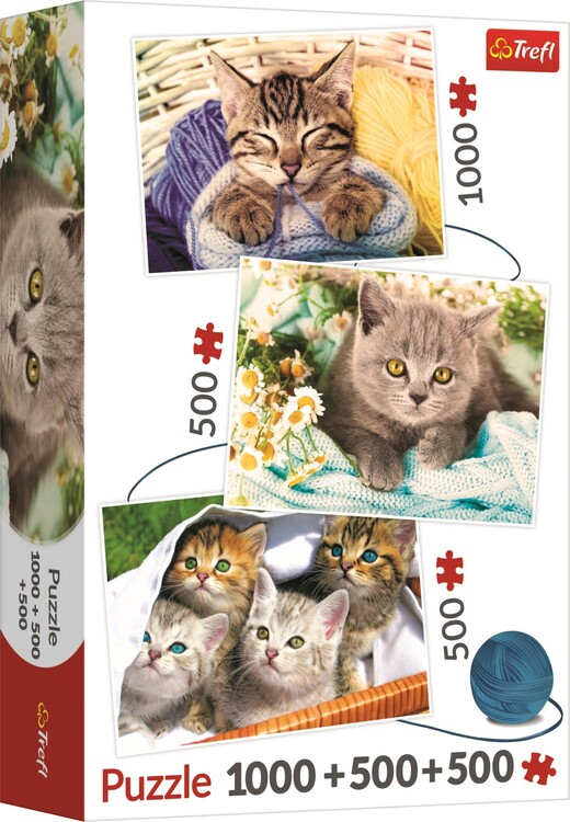 Παζλ Cats Pleasure 3in1