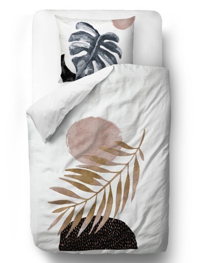 Posteljnina Glossy Leaf