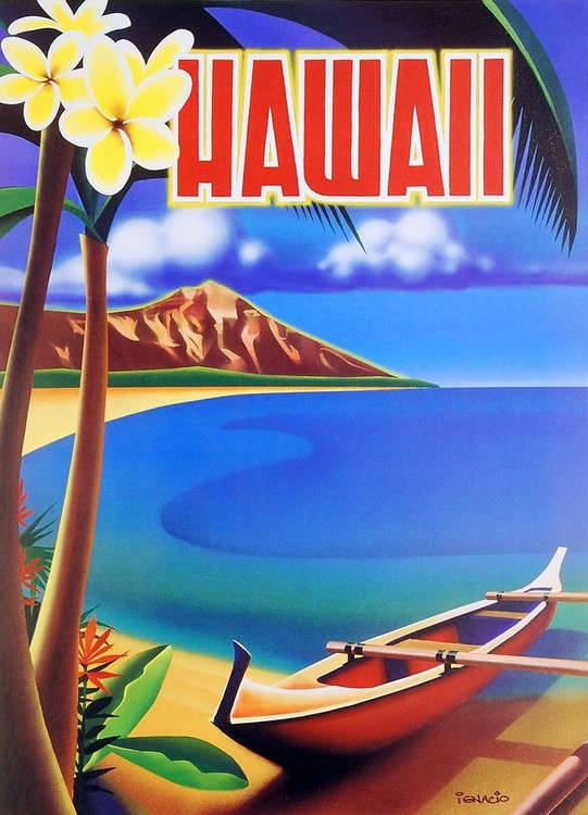 Impressão artística Hawaii