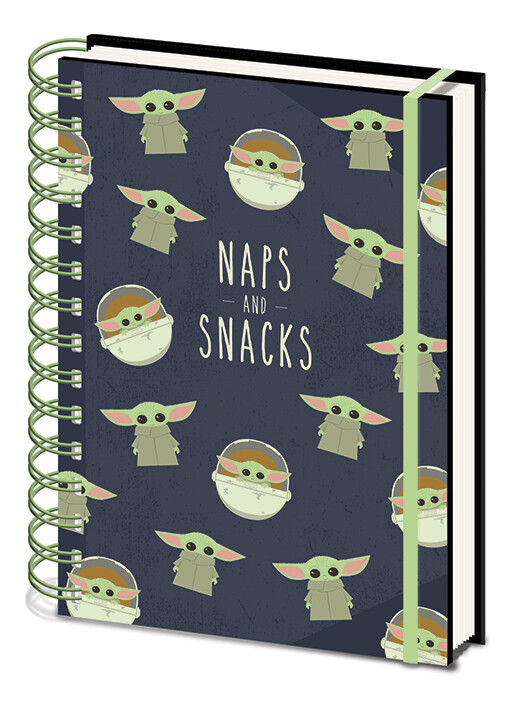 Σημειωματάριο Star Wars: The Mandalorian - Snacks and Naps