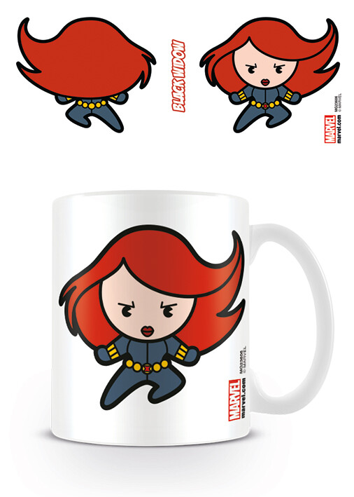 Caneca Marvel Kawaii - Black Widow