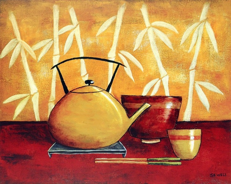 Bamboo Tea Room I Картина