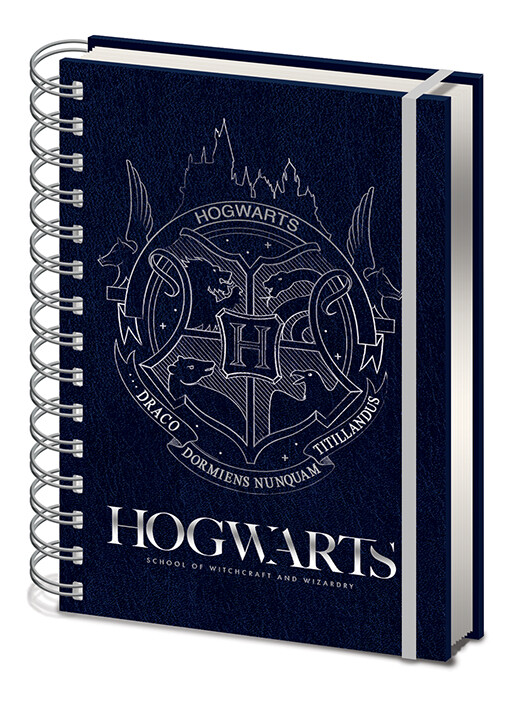 Σημειωματάριο Harry Potter - Cobalt Steel Crest