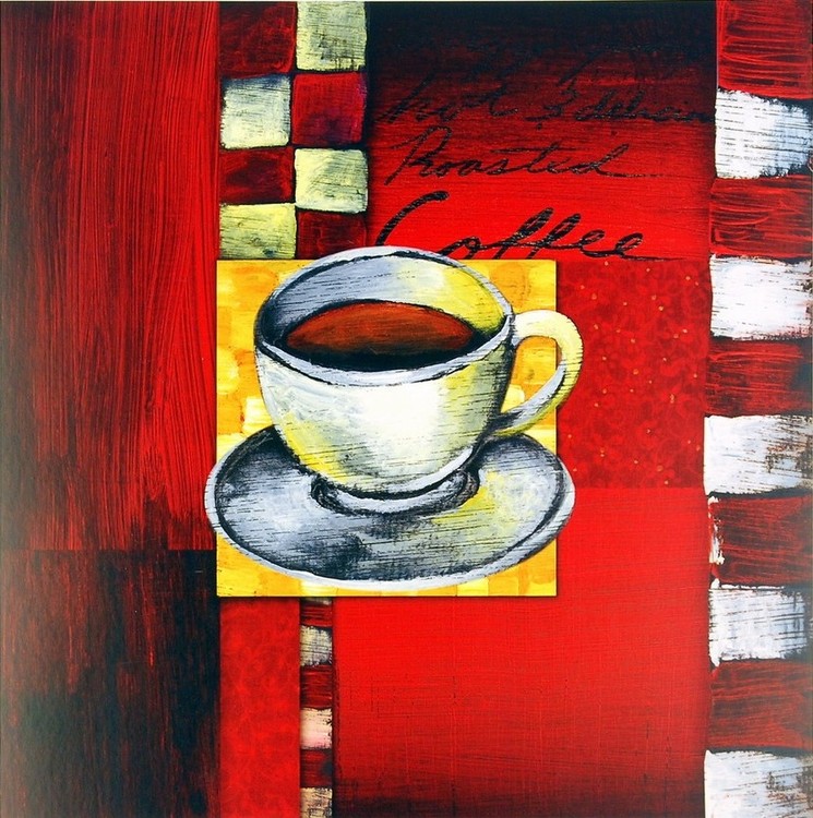 Art Print Brewing Coffee