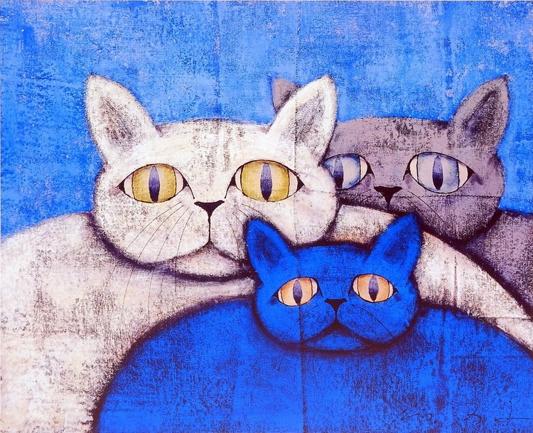 Art Print Ice Cats