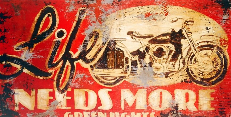 Art Print Life Needs More Green Lights