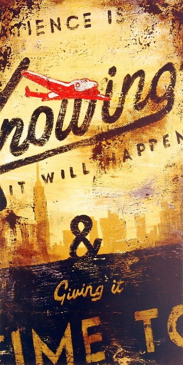 Art Print Patience is Knowing