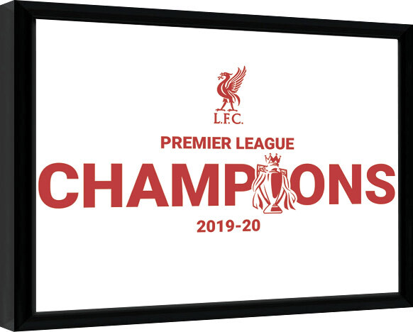 Κορνιζαρισμένη αφίσα Liverpool FC - Champions 19/20