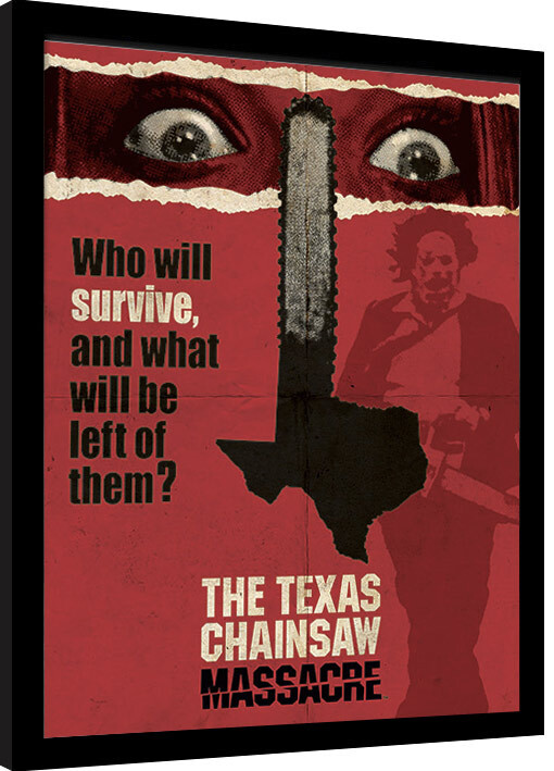Κορνιζαρισμένη αφίσα Texas Chainsaw Massacre - Newsprint