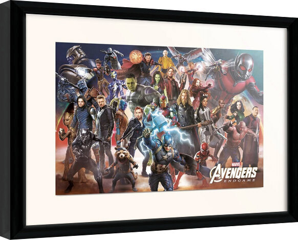 Uokvirjen plakat Avengers: Endgame - Line Up