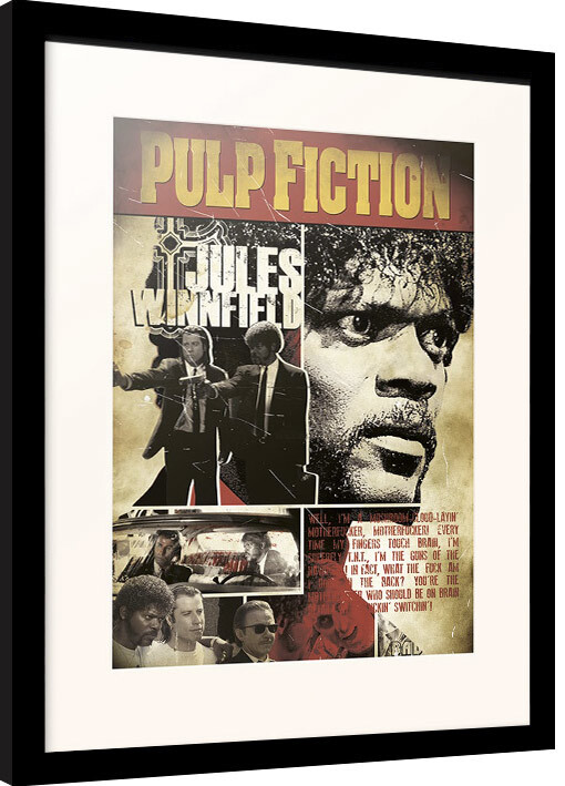 Poster emoldurado Pulp Fiction - Jules