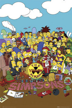 Плакат THE SIMPSONS - yellow album