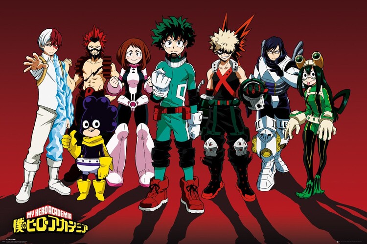 Плакат My Hero Academia - Line Up